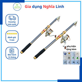 Cần câu rút,combo bộ cần rút shimano cần dài 2m1, 2m4, 2m7+ cần tải cá lên 10kg siêu đẹp siêu bền