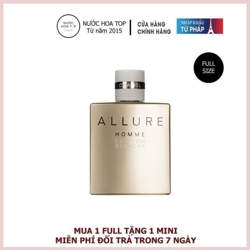 Nước Hoa chanel, Nước Hoa Nam Chanel Allure Edition Blanche EDP 100ml