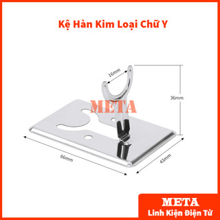 Kệ hàn kim loại chữ y 65x43mm - kệ hàn chữ y, kệ gác mỏ hàn chữ y