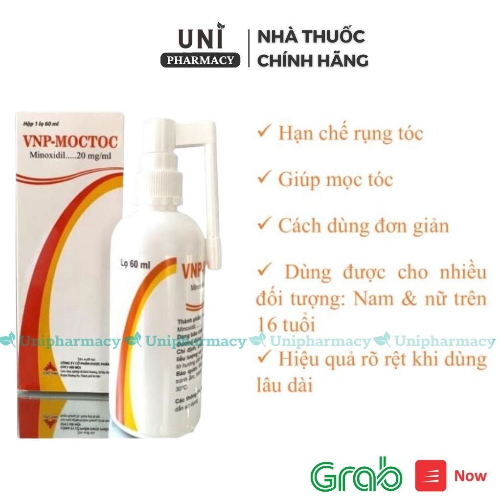 ✅(Tặng Khẩu Trang 4L Chất Chính Hãng) VNP-Moctoc Xịt Mọc Tóc Hiệu Quả  lọ 60ml