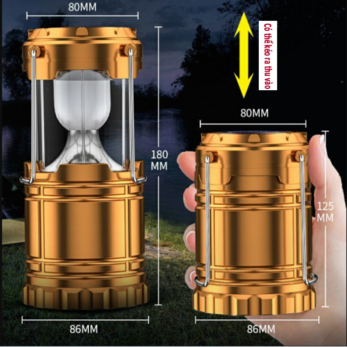 Đèn pin XF-5800T đèn tích điện KIMCEL STORE đèn dùng năng lượng mặt trời