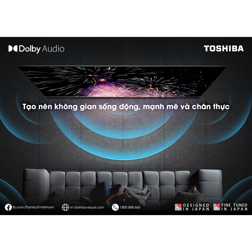 Smart TV TOSHIBA Android LED HD 32'' 32V35KP - Bảo hành 2 năm