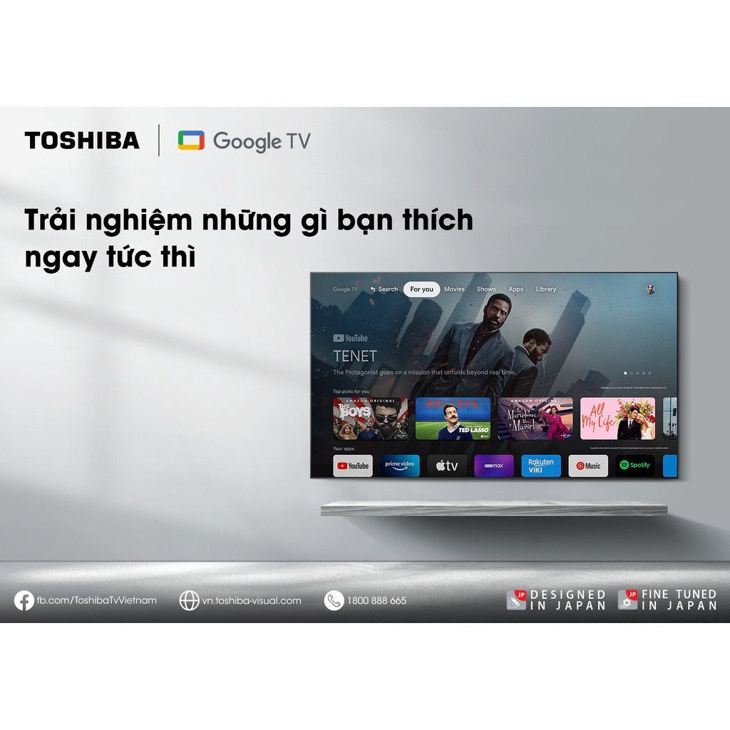 Smart TV TOSHIBA Android LED HD 32'' 32V35KP - Bảo hành 2 năm
