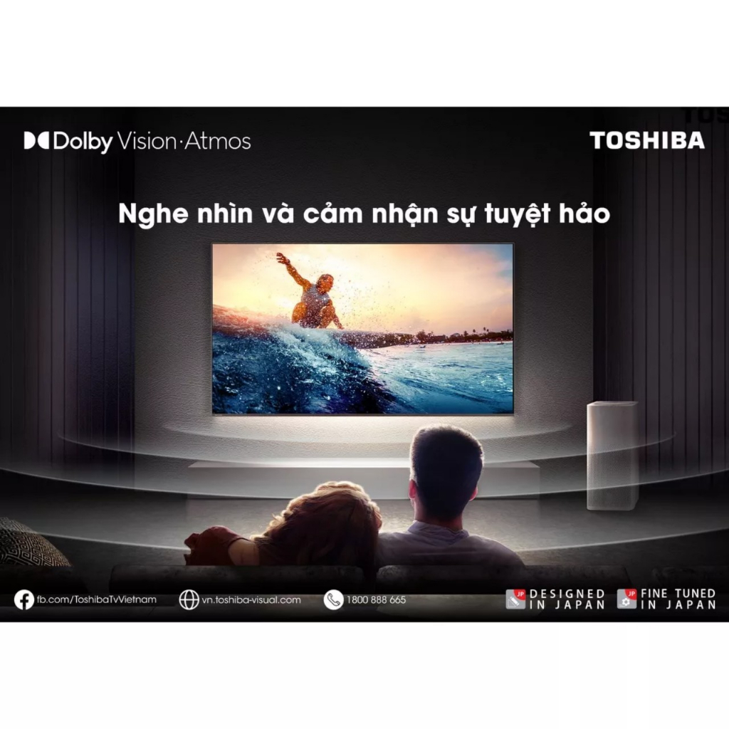 Smart TV TOSHIBA Android LED FULL HD 43'' 43v35KP - Tìm kiếm giọng nói - Bảo hành 2 năm