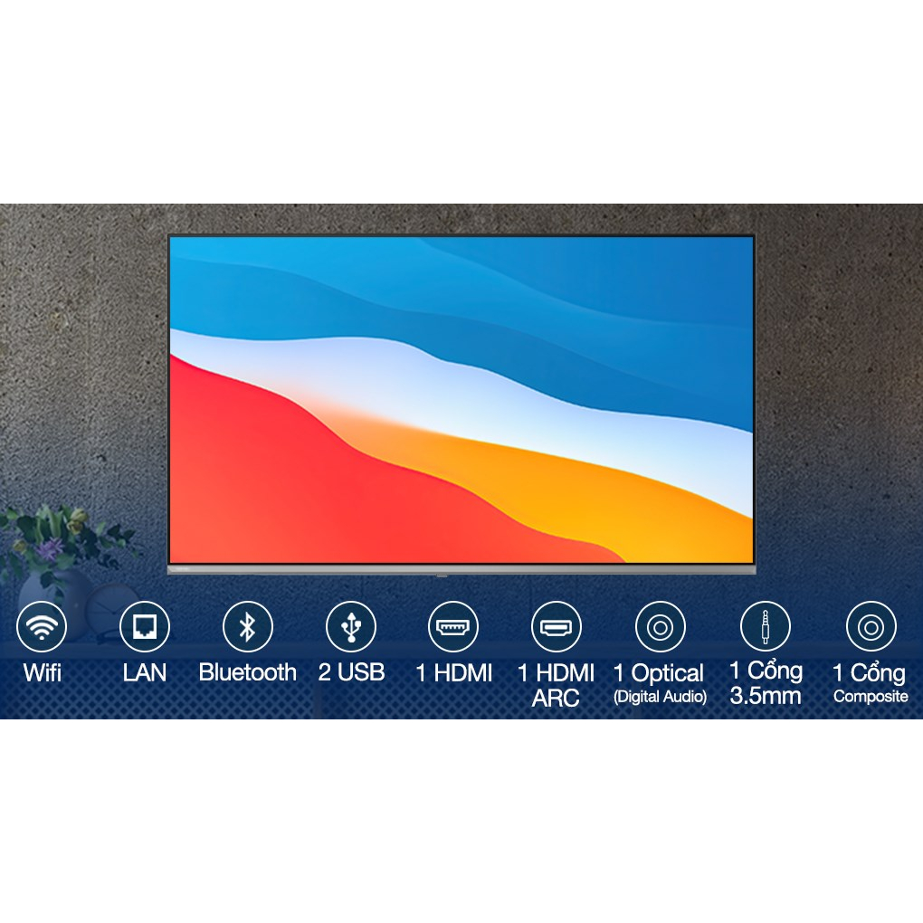 Smart TV TOSHIBA Android LED FULL HD 43'' 43v35KP - Tìm kiếm giọng nói - Bảo hành 2 năm