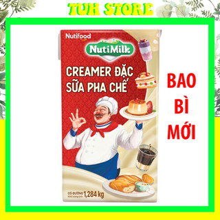 Sữa Đặc Có Đường Nuti Hộp 1,284Kg Creamer Dùng Làm Bánh,Pha Cà Phê 1284G, BAO BÌ MỚI-TUH