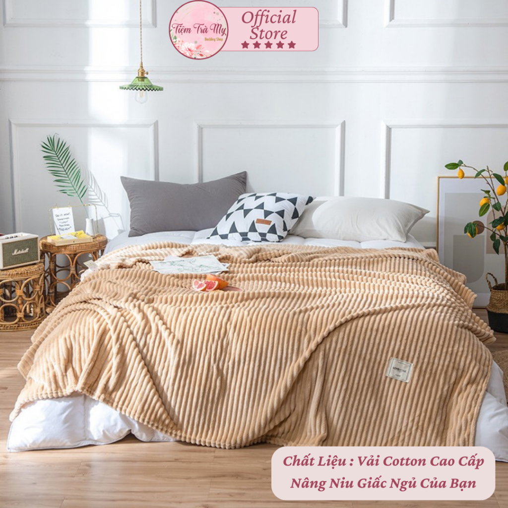 Chăn Tuyết Hè Thu Đủ Màu Sắc - Thích Hợp Cho 4 Mùa | Chăn Ga Giá Rẻ | Tiệm Trà My - Mã TM061