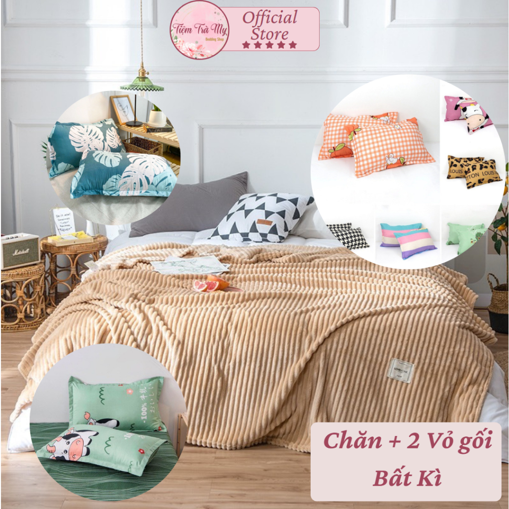 Chăn Tuyết Hè Thu Đủ Màu Sắc - Thích Hợp Cho 4 Mùa | Chăn Ga Giá Rẻ | Tiệm Trà My - Mã TM061