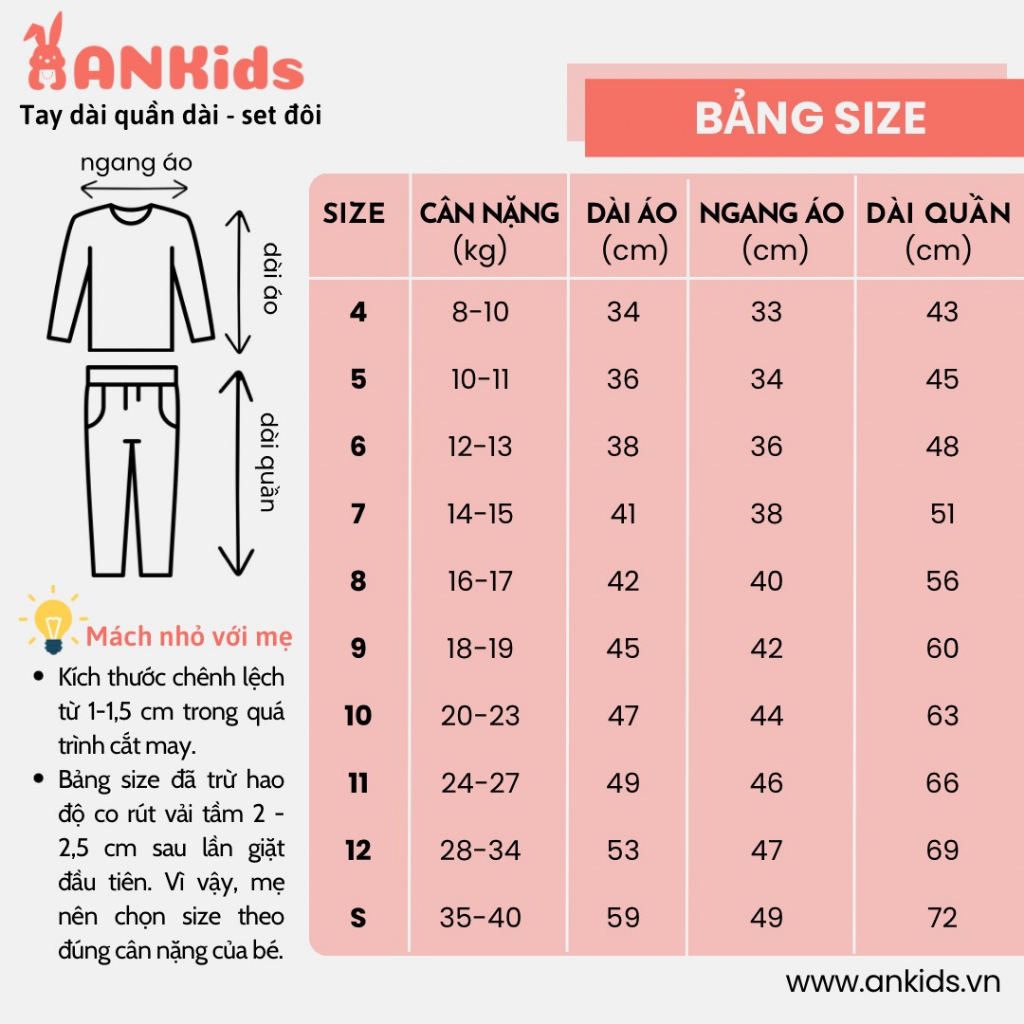 Đồ bộ tole bé trai, tay dài quần dài, size 8-40kg