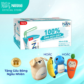  Thùng Sữa Dinh Dưỡng Pha Sẵn NESTLE NAN OPTIPRO Kid - Thùng 24 Hộp,180ml/hộp