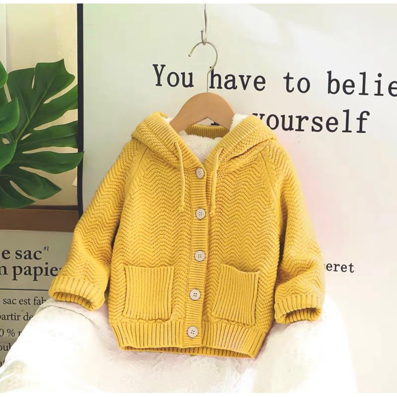 Áo Len Lót Lông Cho Bé Nhiều Màu Size 8-25kg