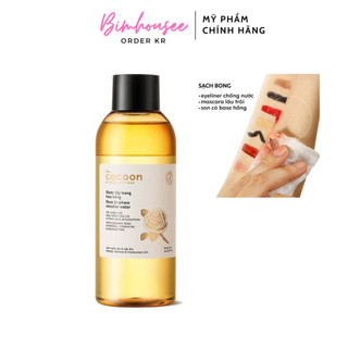 Nước tẩy trang hoa hồng Cocoon 2 lớp dầu nước 140ml 310ml 500ml