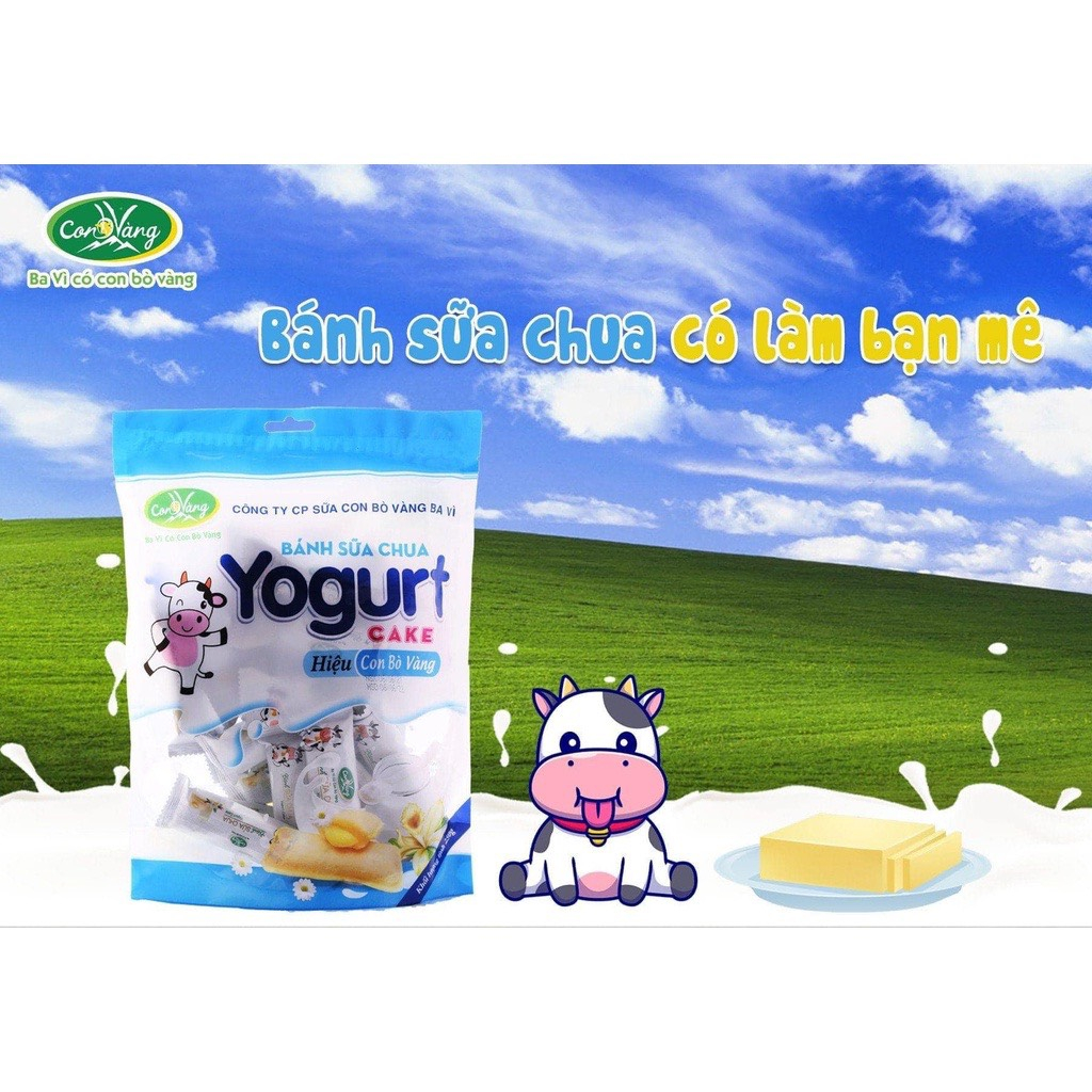 Bánh Sữa Chua Ba Vì Con Bò Vàng Túi 250g