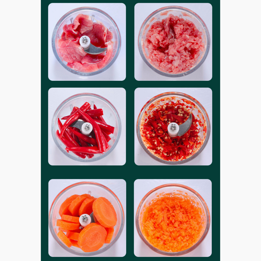 Máy xay đá bào mini Máy làm đá bào nhỏ gia đình Máy xay tự động làm món đá bào/sinh tố/xay tỏi, đá xay 2 giây