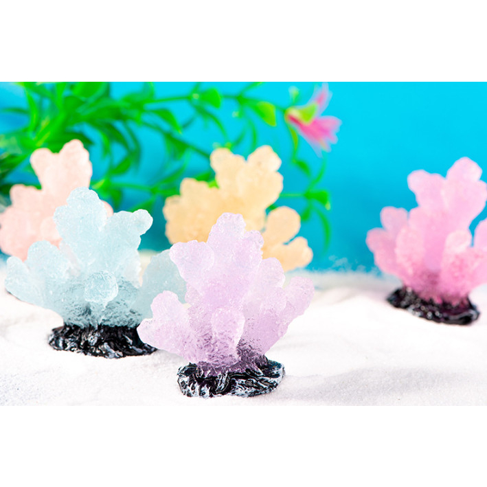 Mô hình san hô phát sáng decor terrarium bể cá