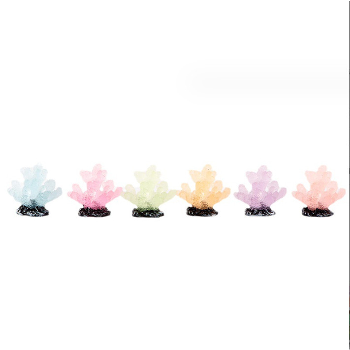 Mô hình san hô phát sáng decor terrarium bể cá