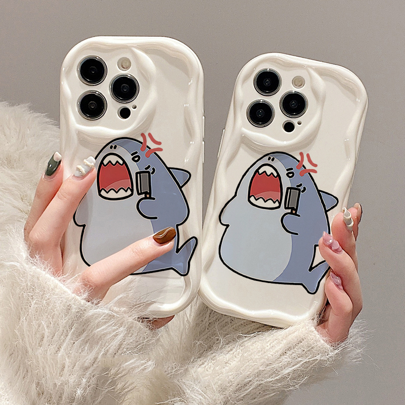 Ốp lưng iphone Viền nổi cạnh sóng Cá mập iphone 6s/6splus/7/7plus/8/8plus/x/11/12/13/14/max/promax sk1073