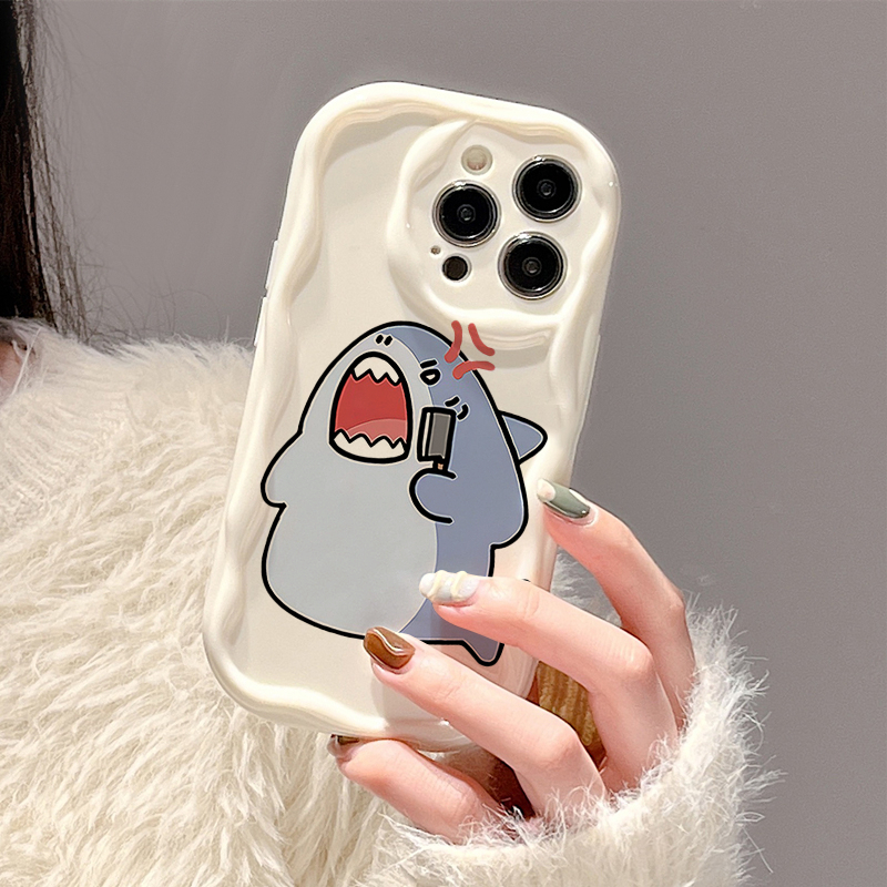 Ốp lưng iphone Viền nổi cạnh sóng Cá mập iphone 6s/6splus/7/7plus/8/8plus/x/11/12/13/14/max/promax sk1073
