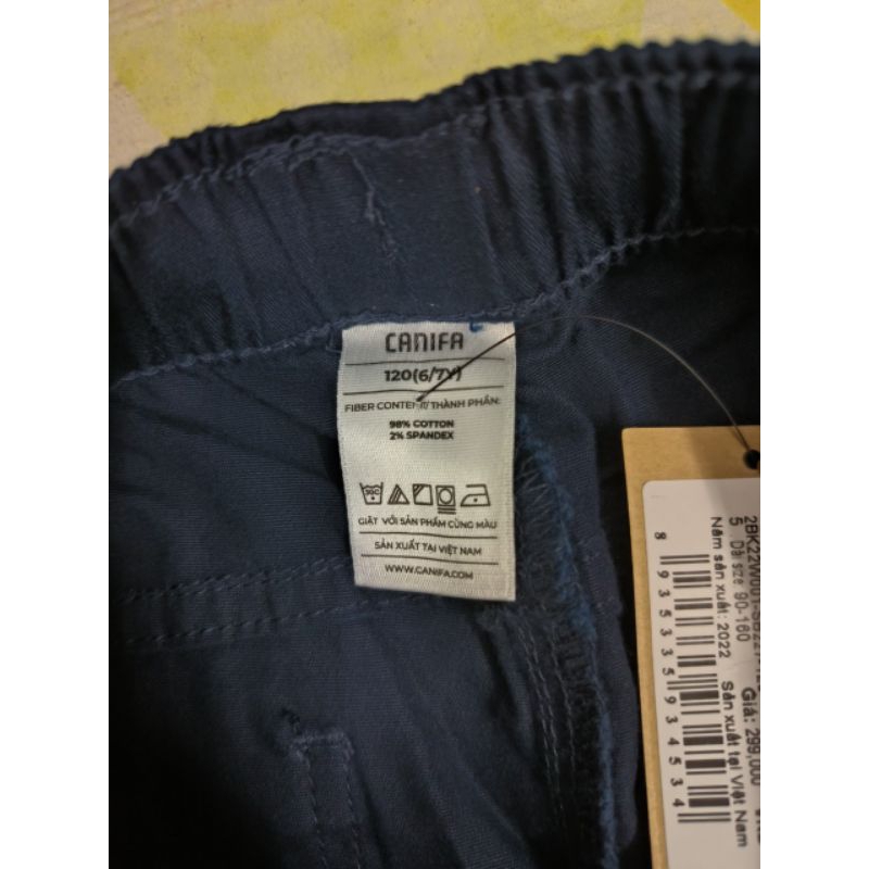 Quần khaki bé trai dáng jogger Canifa