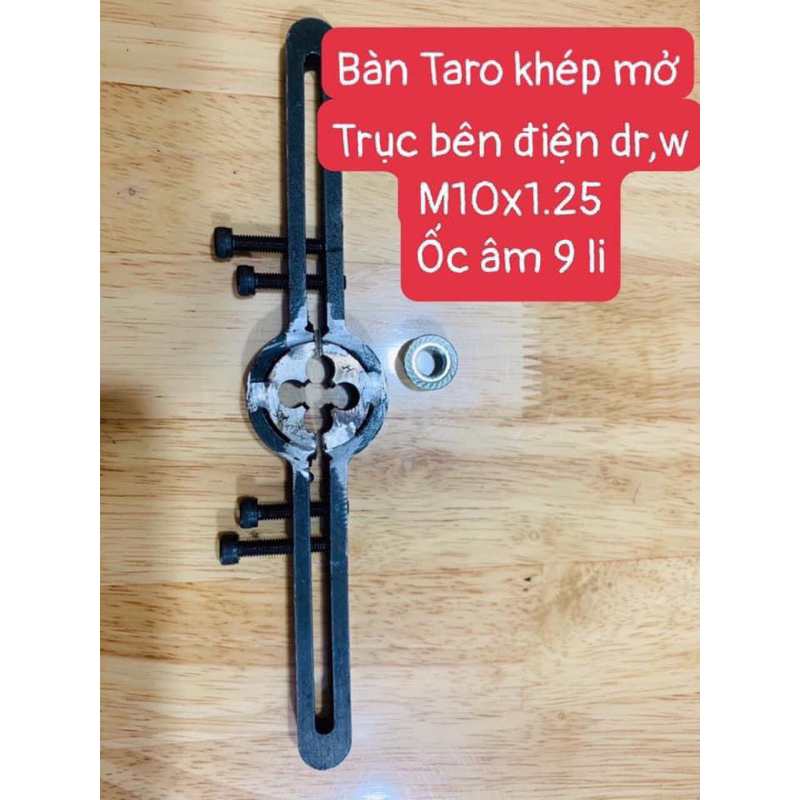Bàn taro kép mở trục bên điện Dream , Wave M10x1,25 và ốc âm 9li