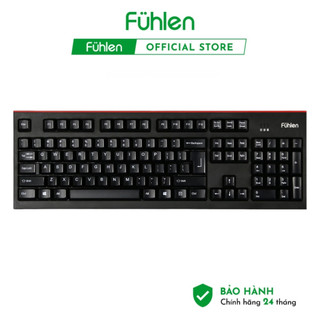Bàn phím máy tính có dây Fuhlen L500S văn phòng chính hãng Fuhlen gaming - Hàng chính hãng bảo hành 2 năm