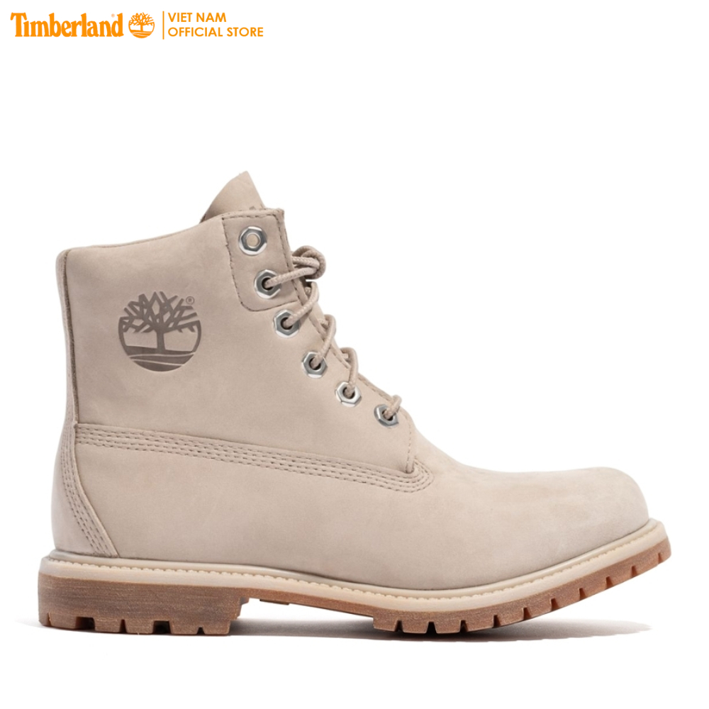 Timberland Giày Boot Nữ Paninara Collarless 6inch Waterproof Boot Light Taupe Nubuck TB0A44KUAI