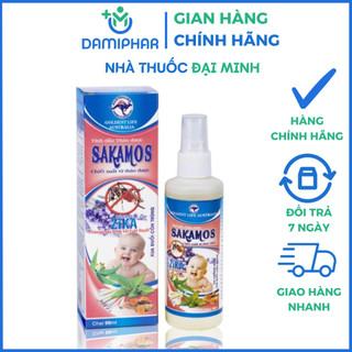 Sakamos Xịt Chống Muỗi Thảo Dược 99ml