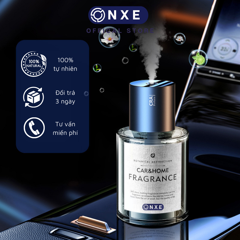 Nước hoa ô tô cao cấp onxe thiết kế sang trọng nắp khuếch tán thông minh 2 chế độ nước hoa xe hơi trang trí cao cấp