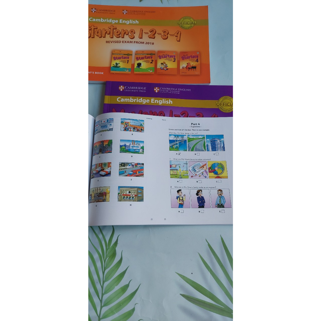 In gộp Test Starter 1234, Mover 1234, Flyer 1234