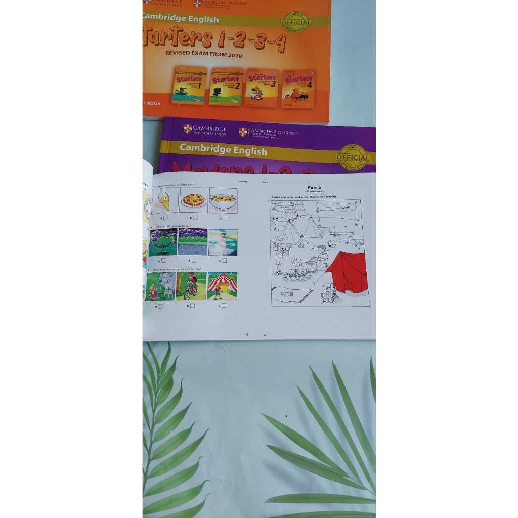 In gộp Test Starter 1234, Mover 1234, Flyer 1234