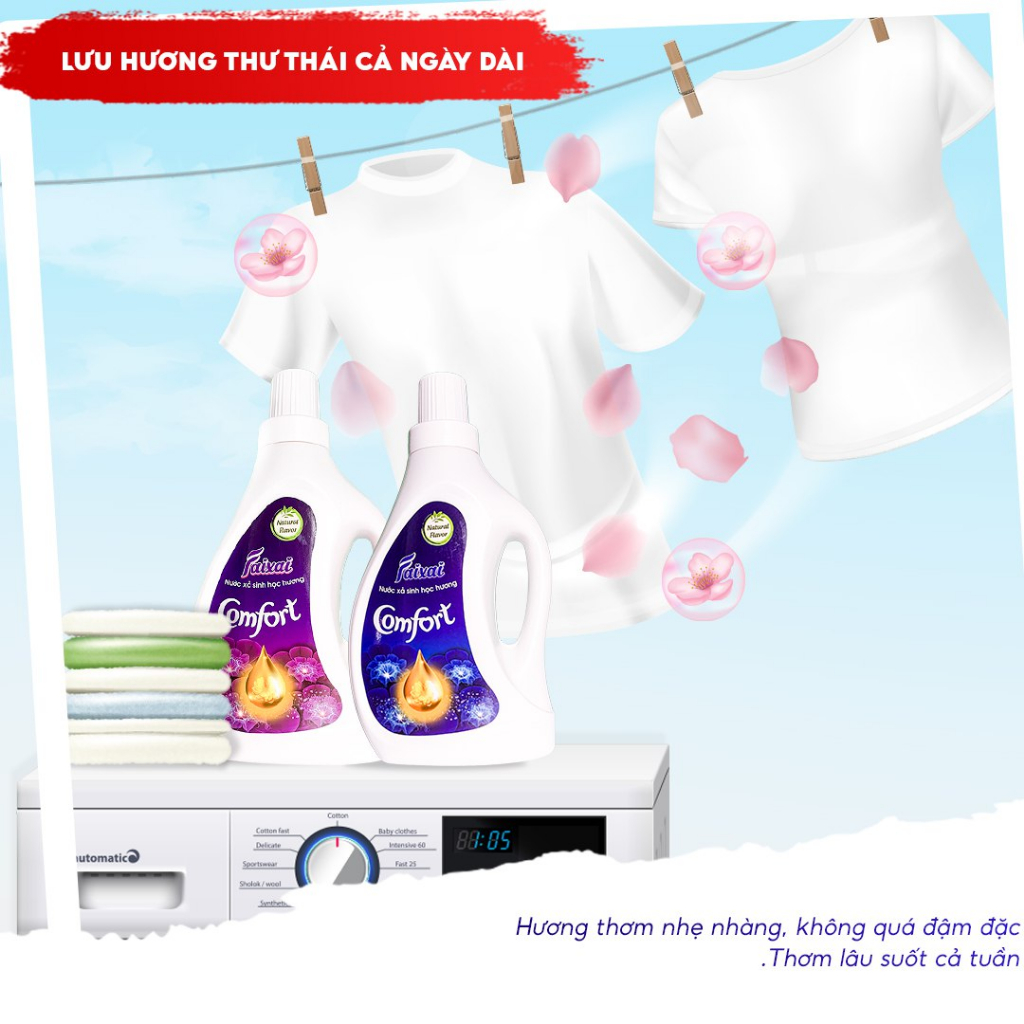 Combo Nước Giặt Xả Faixai 3.6Kg Nước Xả Vải SInh Học FaiXai 2L Dưỡng Thơm Đánh Bay Vết Bẩn Lưu Hương Cả Ngày Dài