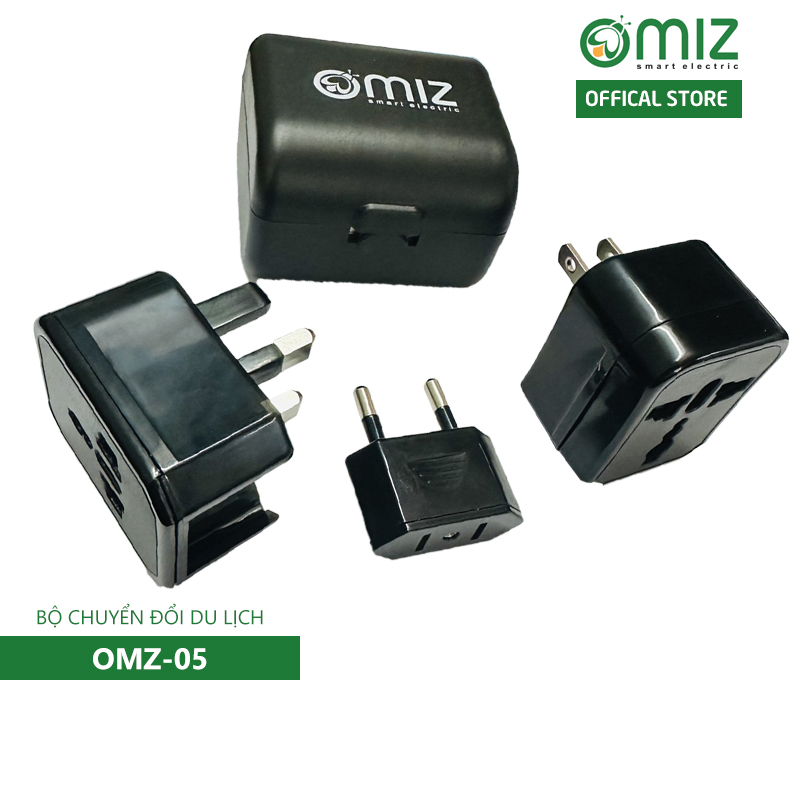 Bộ chuyển đổi ổ cắm du lịch OMZ-05 chuẩn quốc tế