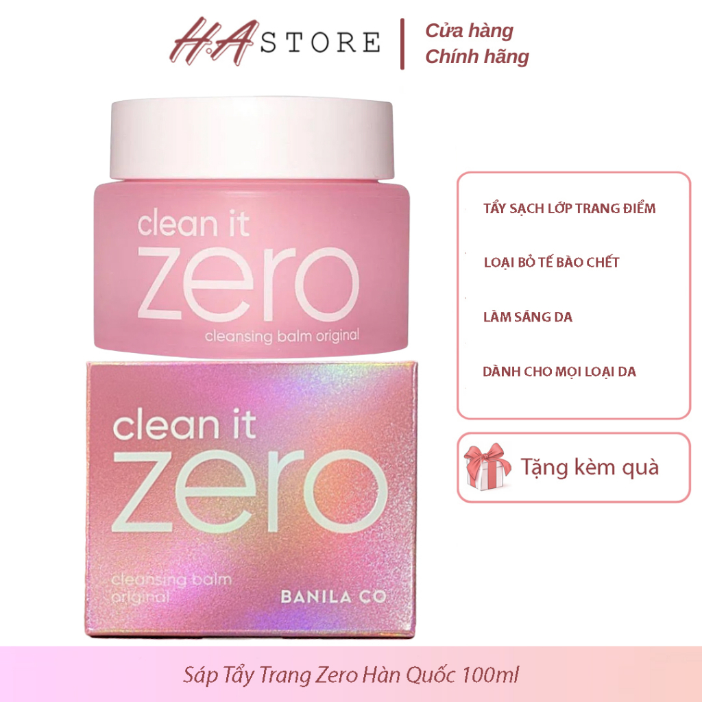 Sáp Tẩy Trang Zero BANILA CO Clean It Zero Cleansing Balm Original Hàn Quốc