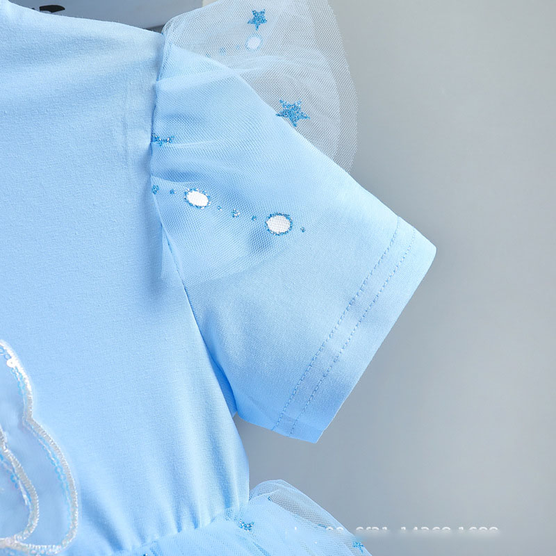 Váy công chúa Elsa cho bé gái 3-8 tuổi đi học, đi chơi mẫu mới