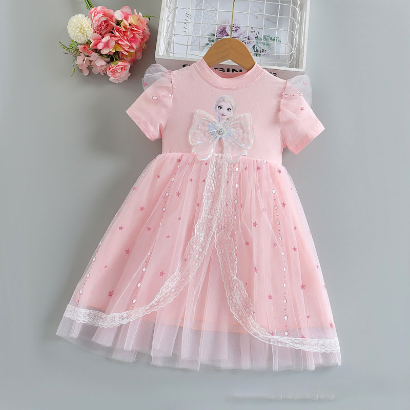 Váy công chúa Elsa cho bé gái 3-8 tuổi đi học, đi chơi mẫu mới