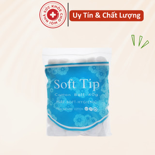 Bông Gòn Đút Tai Cho Mẹ Sau Sinh - Bông Viên Softtip - Nhập Khẩu Từ Thái Lan Bông Tròn Soft Tip