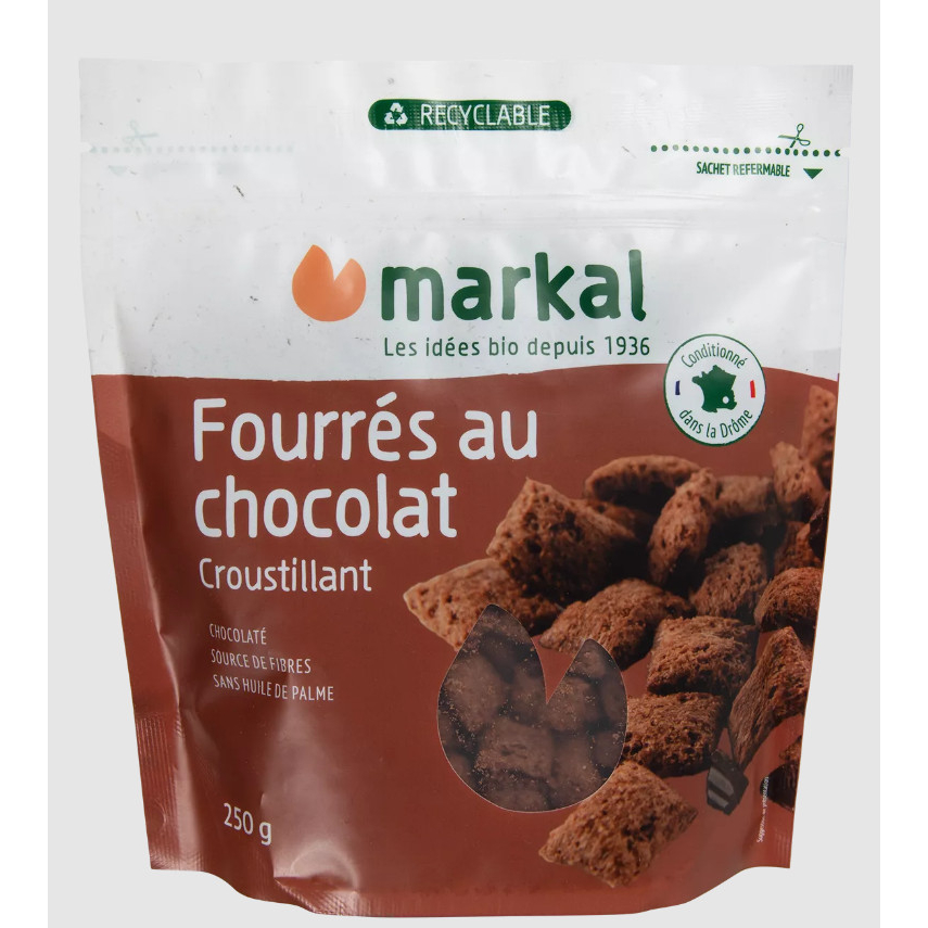 Ngũ cốc muesli giòn sô cô la hữu cơ Markal 375g