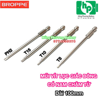  Mũi vít hoa thị lục giác bông Broppe dài 100mm chọn phân loại  HongPhuongBattery  