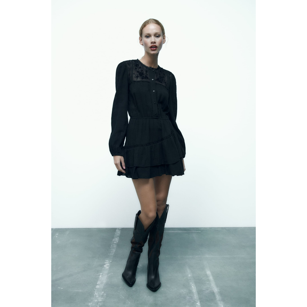 Đầm Za.Ra phối thêu rất xinh size XS, S