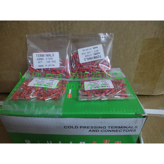 Cosse pin rỗng E1508, E0508, E7508, E1008 và E2508: - BỊCH 100 CÁI