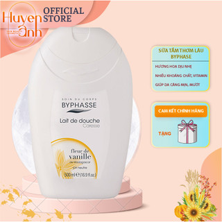 Sữa Tắm Byphasse Dưỡng Da Chiết Xuất Hoa Vanilla Pháp 500ml