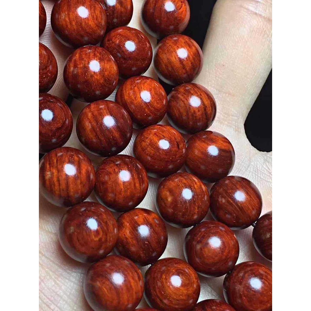 Vòng 108 hạt gỗ hương đỏ tụng kinh, niệm Phật , Vòng tay thời trang nam nữ