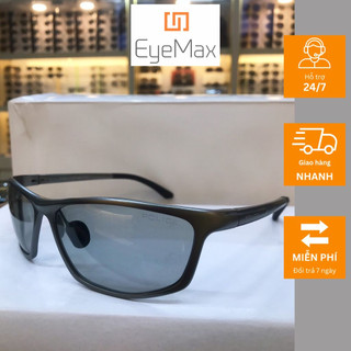 Kính mát nam đổi màu cao cấp EYEMAX mắt kính râm càng nhôm tròng kính phân cực Polarized chống tia UV Police