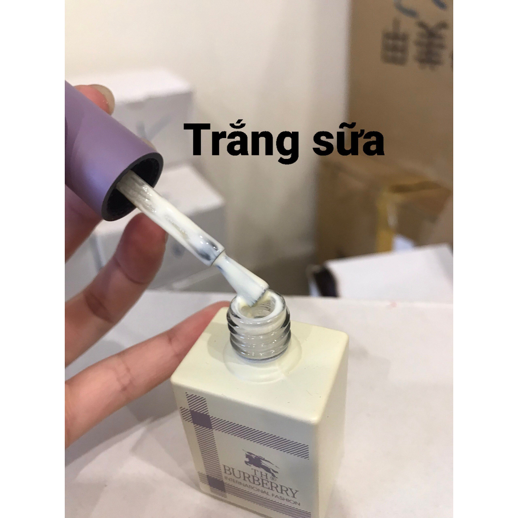 SƠn Gel Buberry Trắng, Đen, Đỏ Lẻ Màu, SƠn Lên Chuẩn màu Mướt Mịn