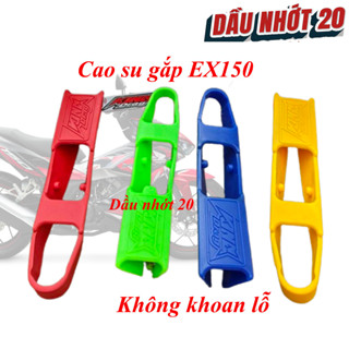 Cao Su Gấp Ex 150 Cao Su Đỡ Sên Gắp Ex150 Ex155 Exciter 150 155 VVA King Drag Loại Dài Không Khoan Lỗ