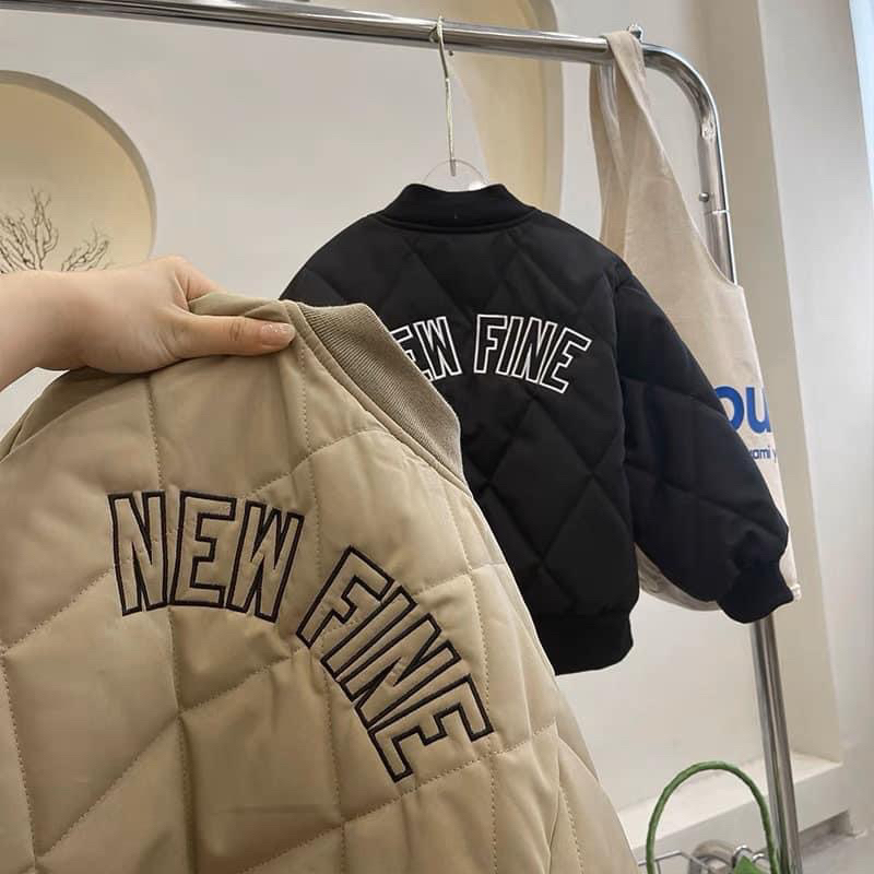 Áo bomber kid Unisex Bé trai bé gái hàng QC 2023