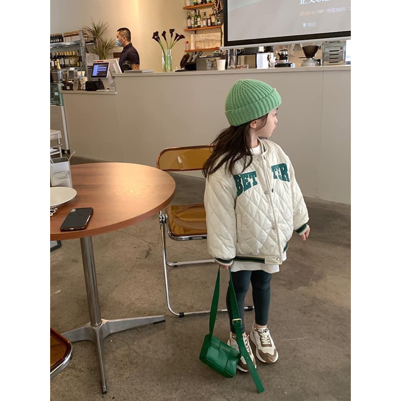 Áo bomber kid Unisex Bé trai bé gái hàng QC 2023