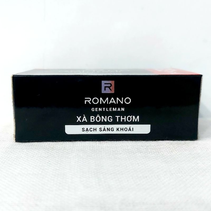 Xà bông cục Romano Gentleman hương nước hoa sạch sảng khoái hộp 90g