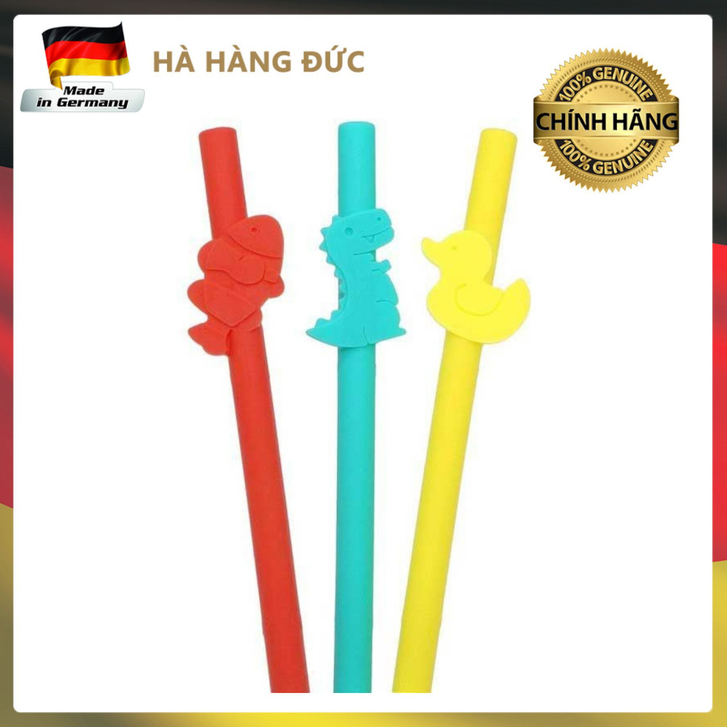 Set 5 ống hút Silicon Straw các màu (kèm chổi cọ rửa)