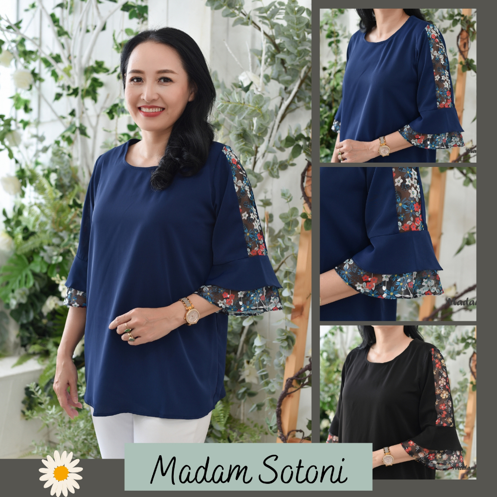 Madam Sotoni - Thời trang trung niên - Áo kiểu nữ trung niên - MGXH1009